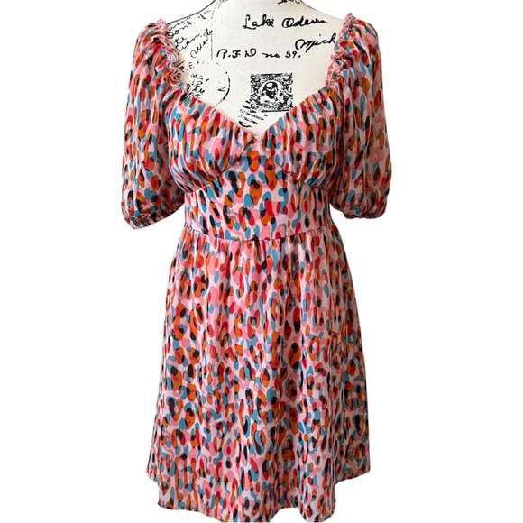 Jessica Simpson Abstract Leopard Print Dress 
Size medium - Picture 1 of 7